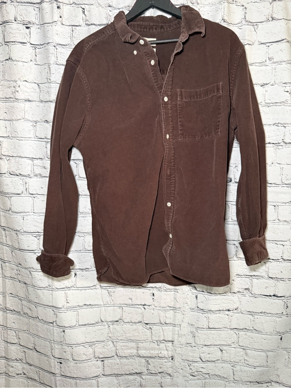 Madewell. Brown corduroy Shacket. Size L